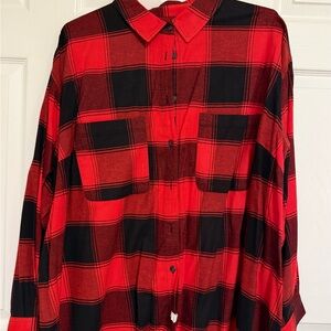 Ava & Viv | Women Flannel (2XL)